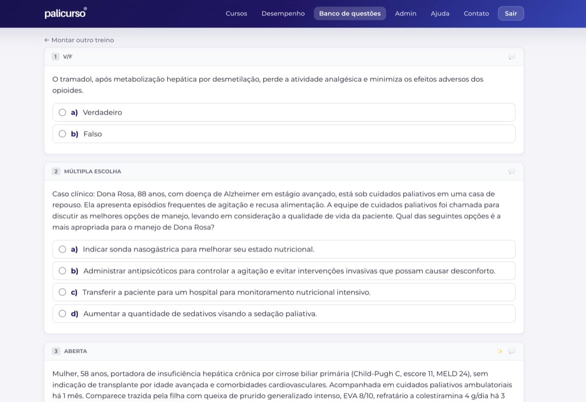 Banco de questões